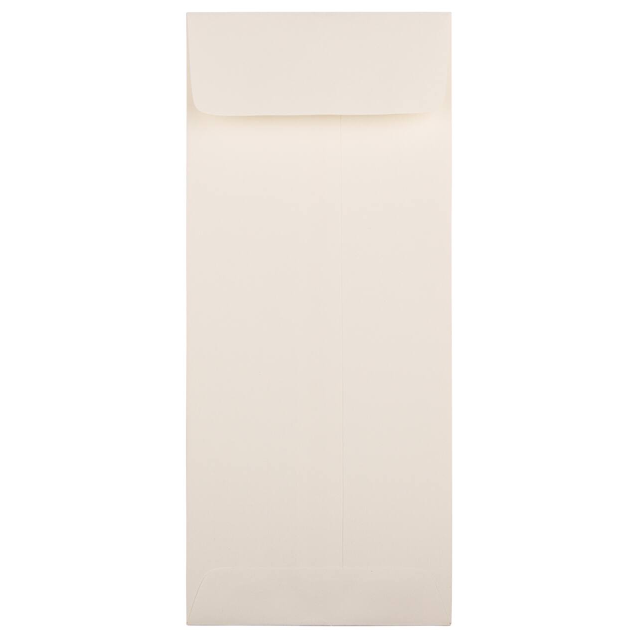 JAM Paper 4.5" x 10.37" Natural White Wove Policy Business Strathmore Envelopes, 25ct.